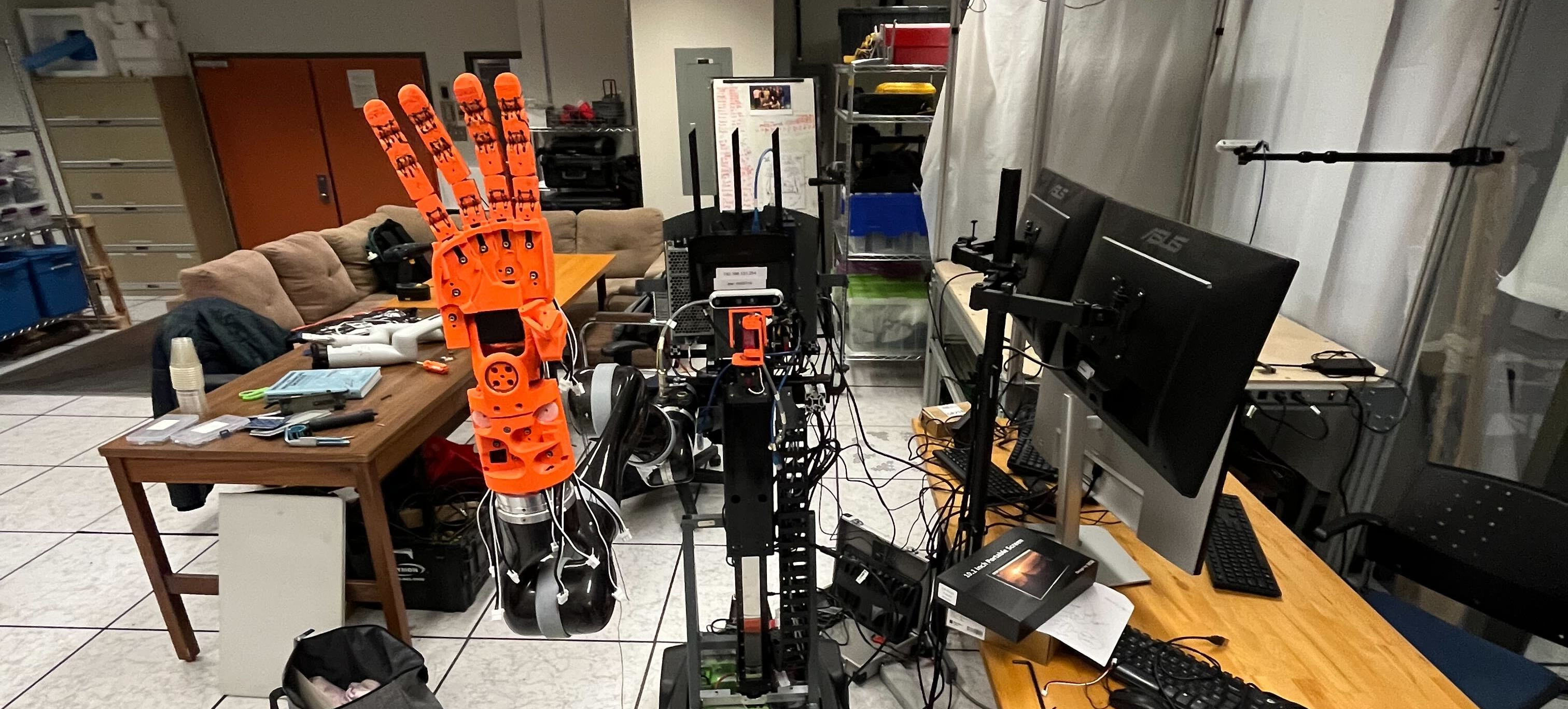 DexAloha hand mounted on the Jaco