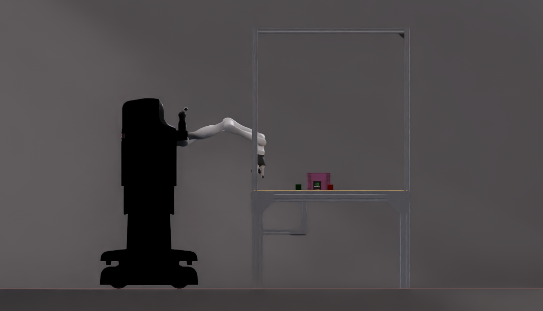 MOVO URDF imported into Isaac Sim