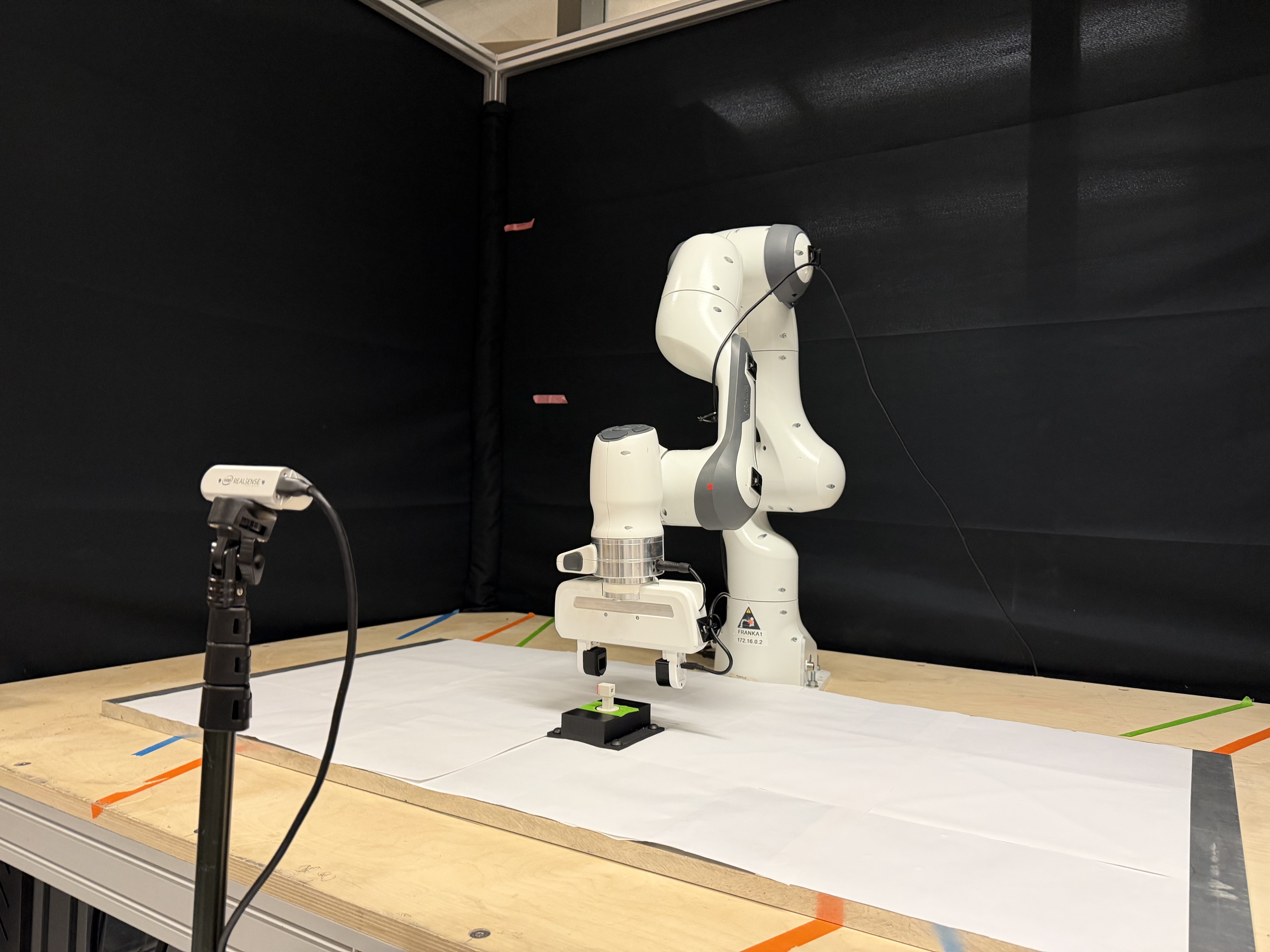 Final robot arm environment setup