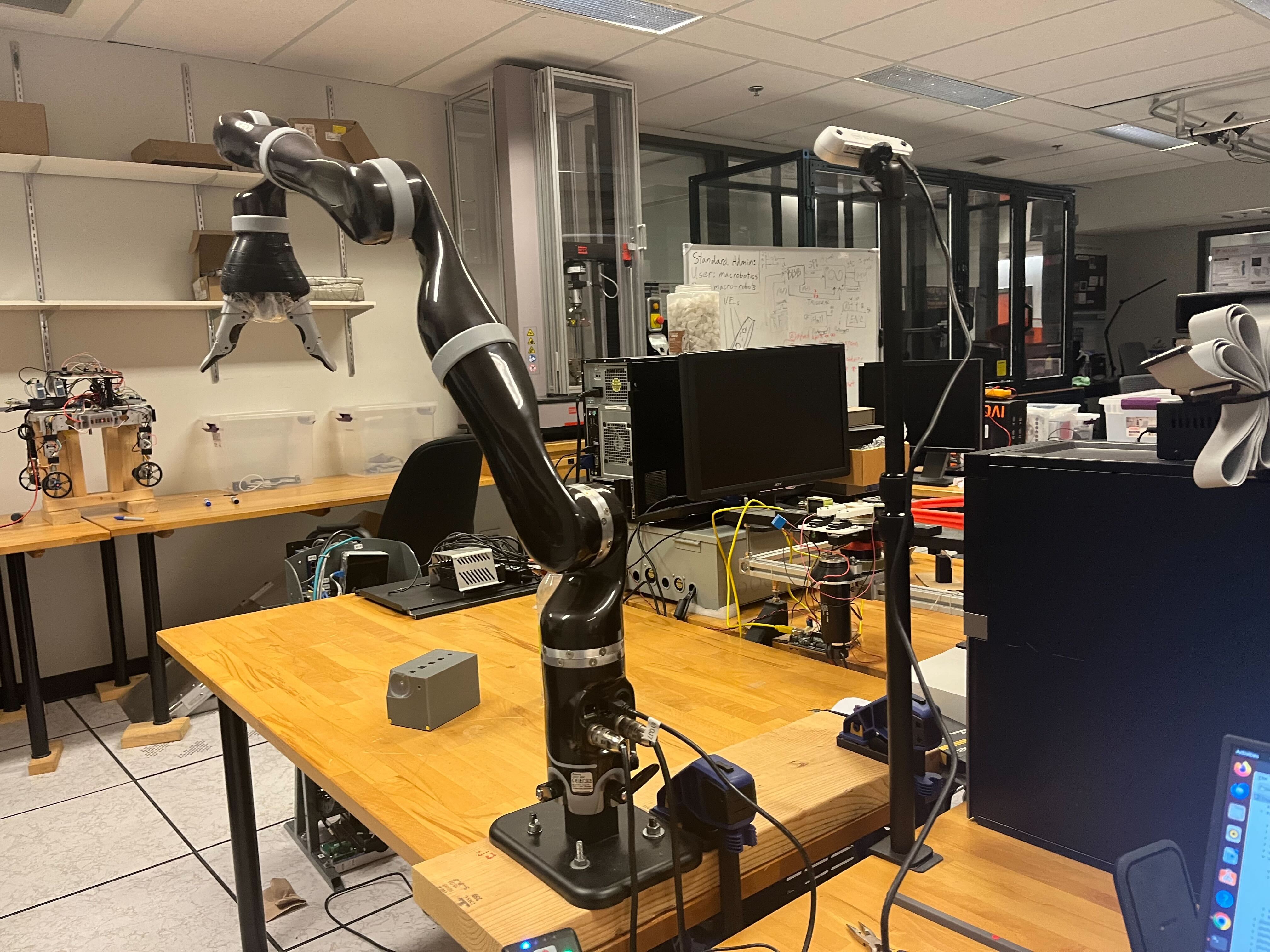 Initial unsafe robot setup