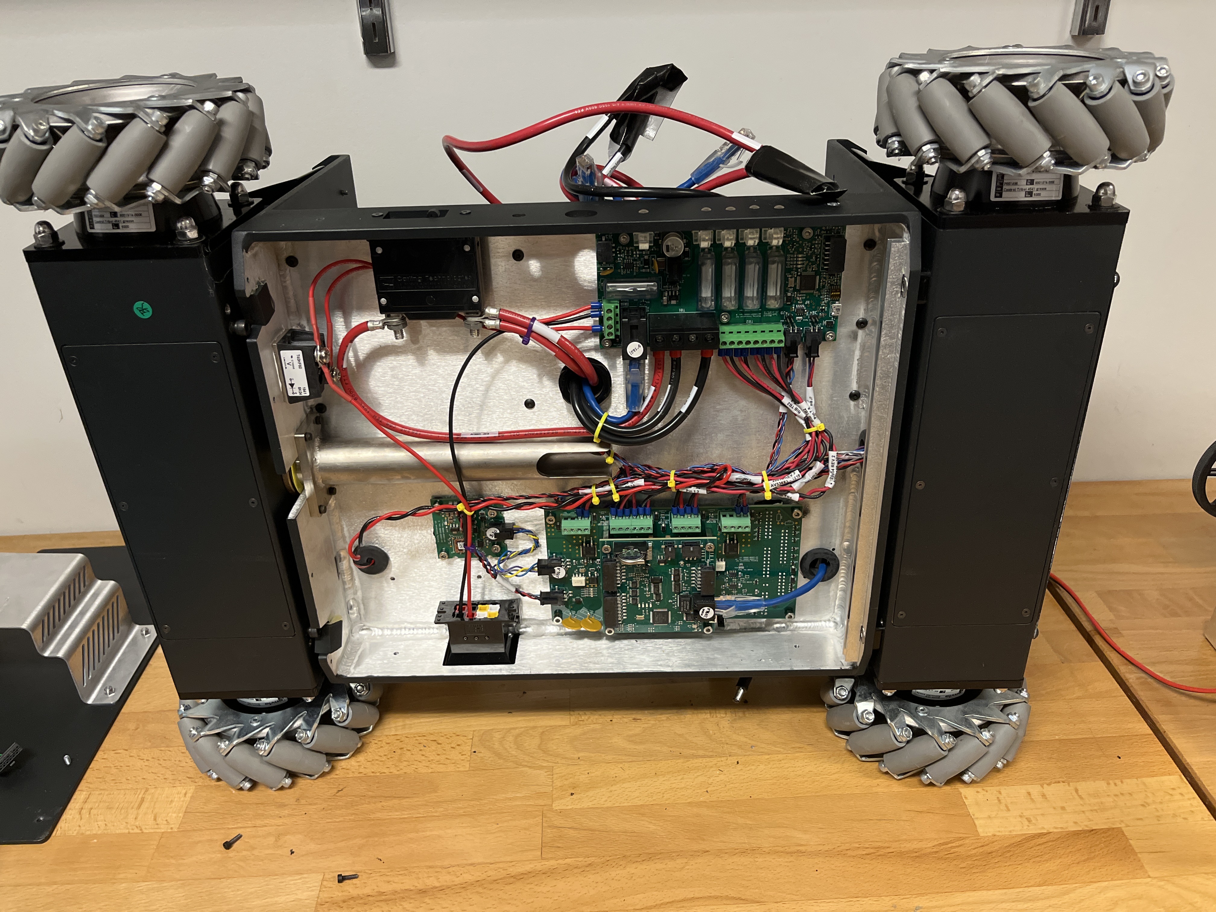 Boards after digging